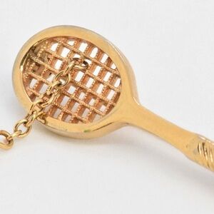 Vintage Avon "Love Match" Tennis Racket & Ball Brooch/ Pin